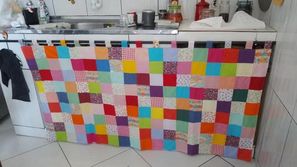Cortina em Patchwork