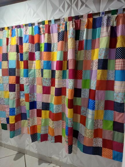 Cortina em Patchwork