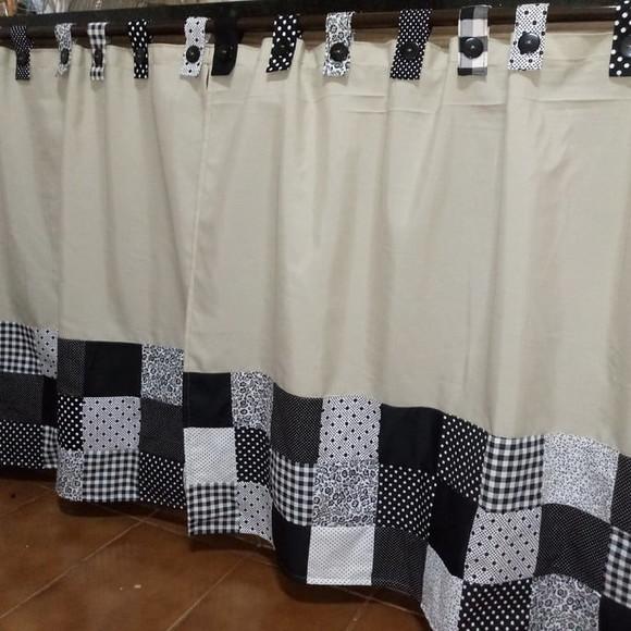 Cortina em Patchwork
