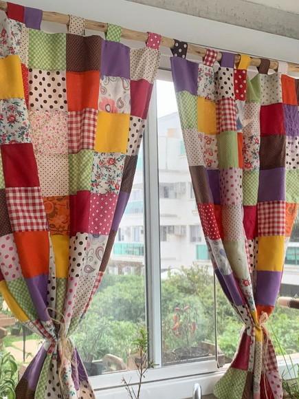 Cortina em Patchwork