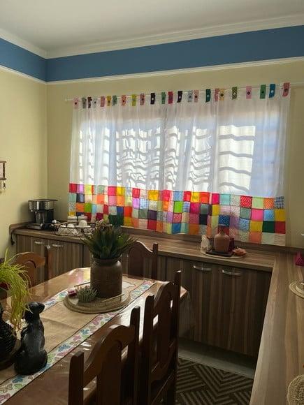 Cortina em Patchwork
