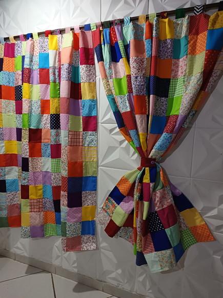 Cortina em Patchwork