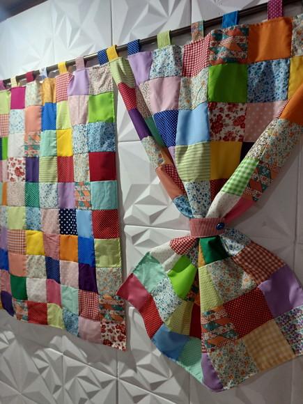 Cortina em Patchwork