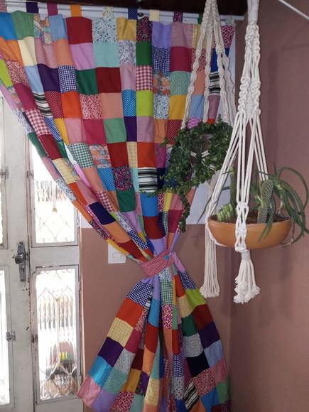 Cortina em Patchwork