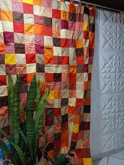 Cortina em Patchwork