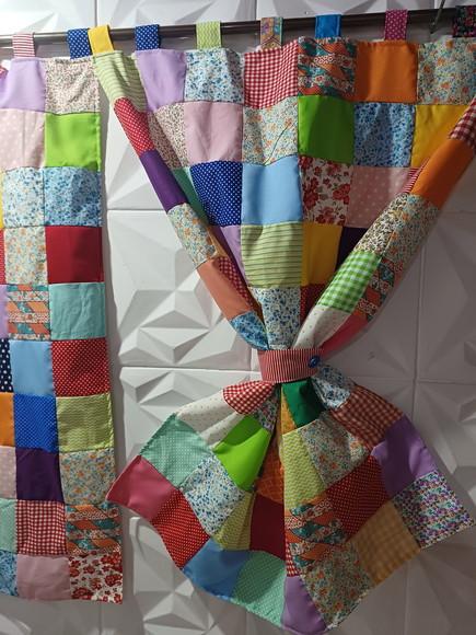 Cortina em Patchwork