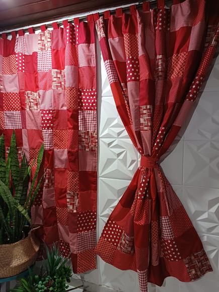 Cortina em Patchwork