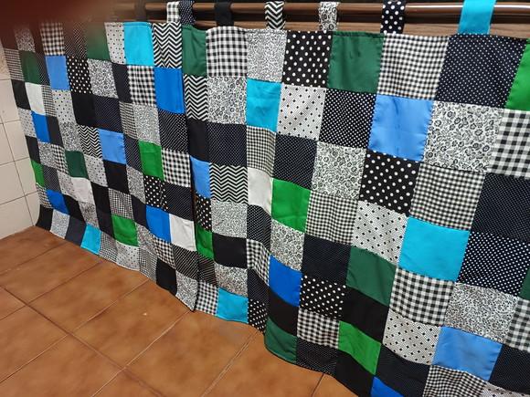 Cortina em Patchwork