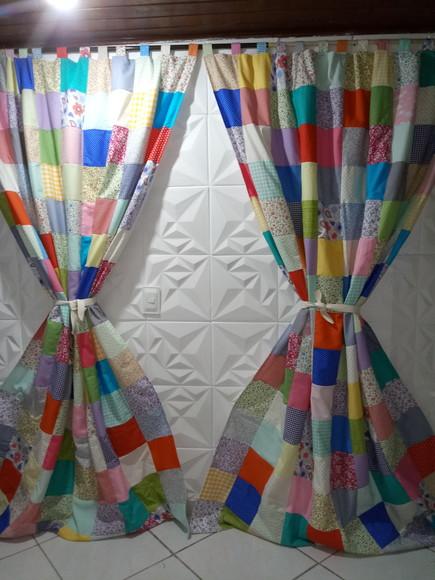 Cortina em Patchwork