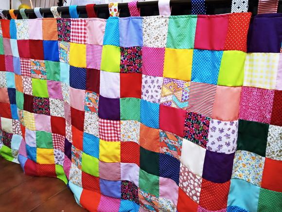 Cortina em Patchwork
