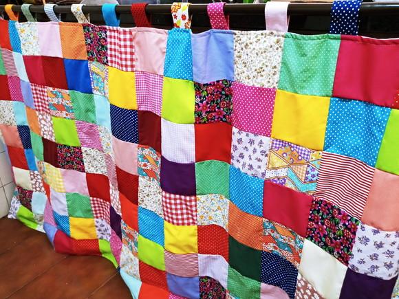 Cortina em Patchwork