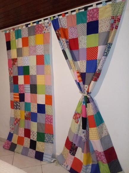 Cortina em Patchwork