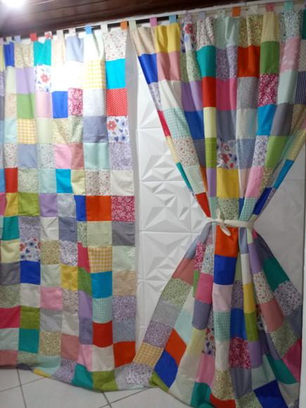 Cortina em Patchwork