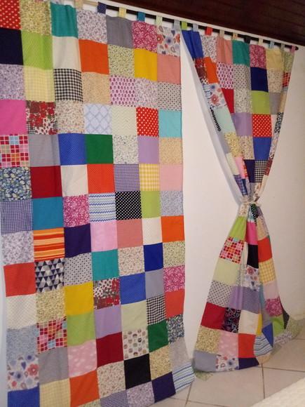 Cortina em Patchwork