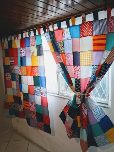 Cortina em Patchwork