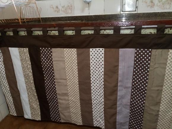 Cortina em Patchwork