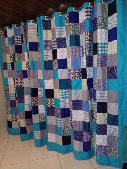 Cortina em Patchwork