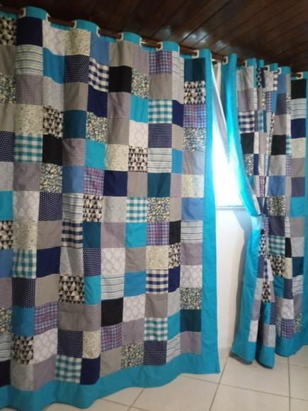 Cortina em Patchwork