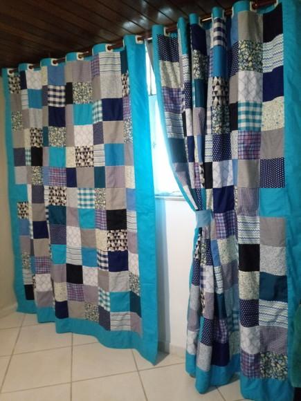 Cortina em Patchwork
