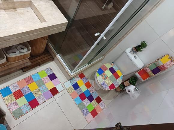 Jogo de Banheiro em Patchwork