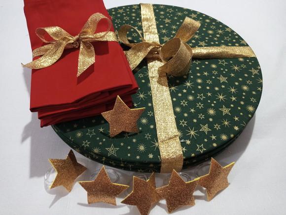 Sousplat Natal Kit 6 Lugares