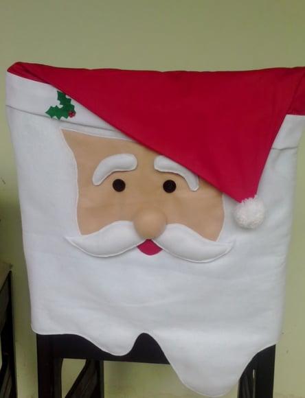 Capa para Cadeira Natal 6 Unidades