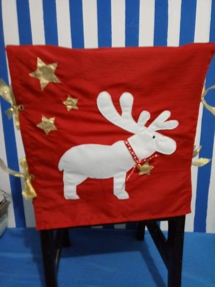 Capa para Cadeira Natal 6 Unidades