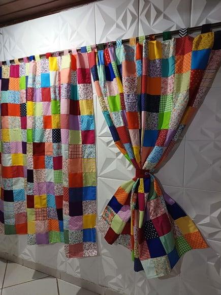 Cortina em Patchwork