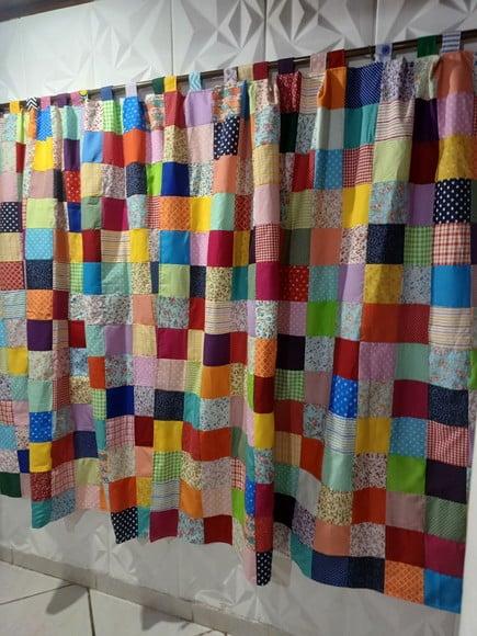 Cortina em Patchwork
