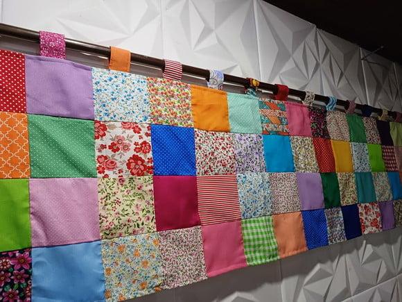 Cortina em Patchwork