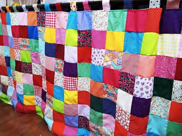 Cortina em Patchwork