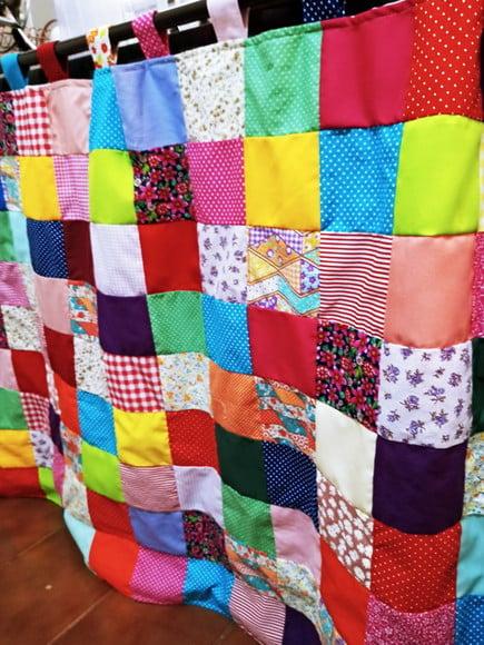 Cortina em Patchwork