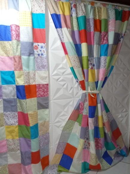 Cortina em Patchwork