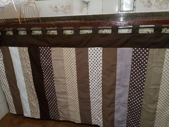 Cortina em Patchwork