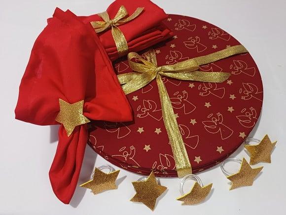 Sousplat Natal Kit 6 Lugares
