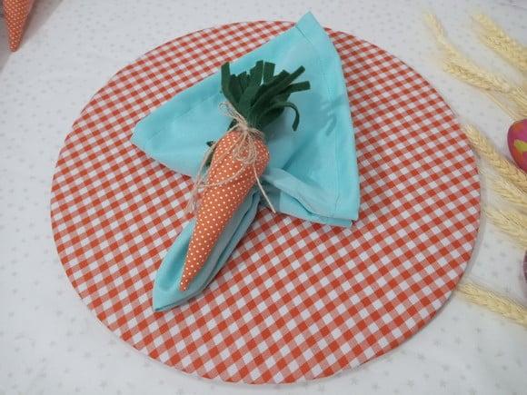 Toalha de Mesa Oxford Laranja