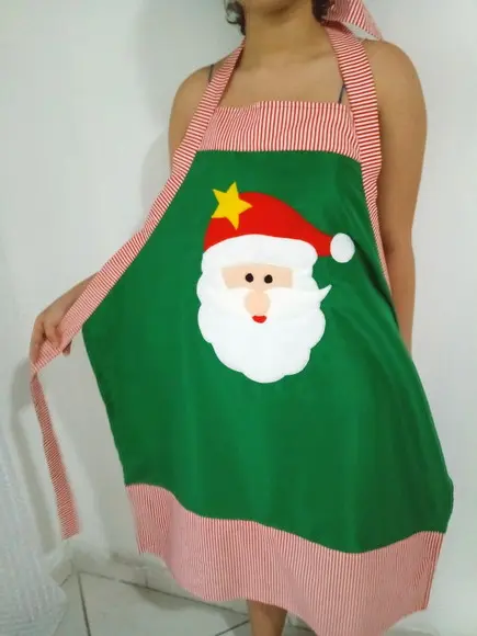 Avental Papai Noel