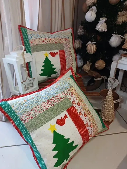 Capa para Almofada Natal