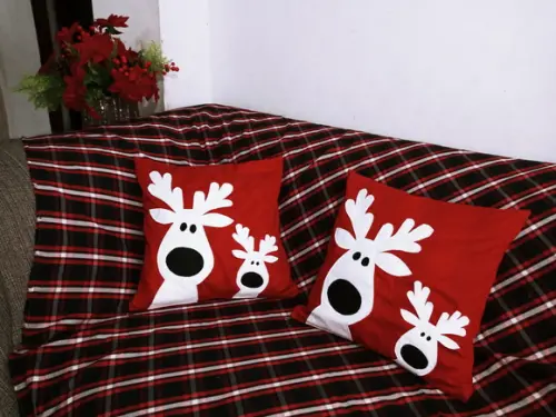 Capa para Almofada Natal 2 Unidades