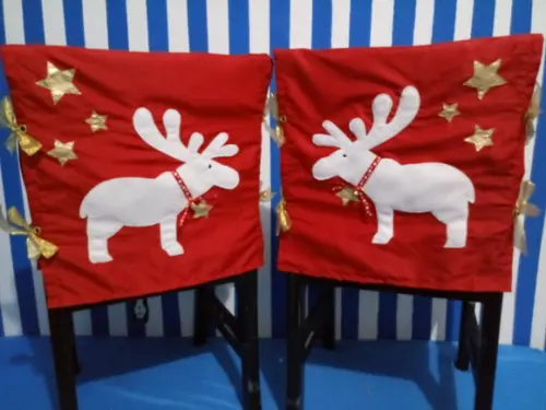 Capa para Cadeira Natal 6 Unidades