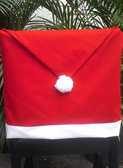 Capa para Cadeira Natal 8 Unidades