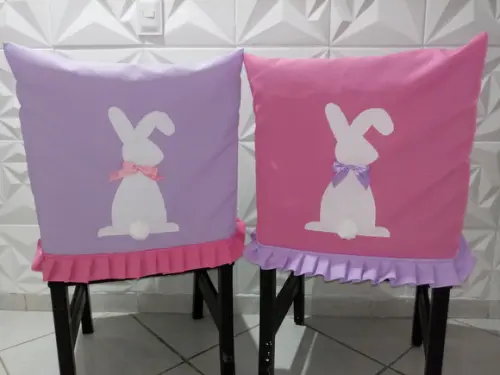 Capas para Cadeira Páscoa 4 Unidades