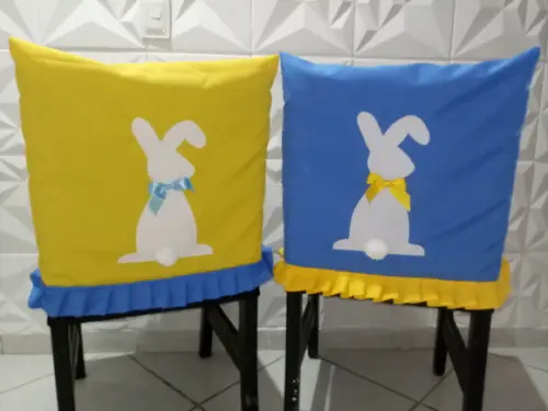 Capas para Cadeira Páscoa 4 Unidades