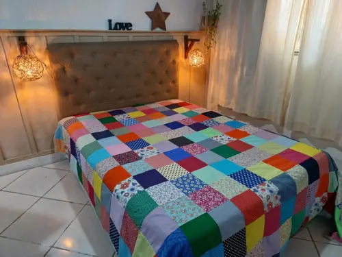 Colcha em Patchwork