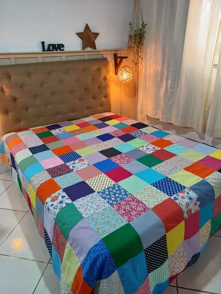 Colcha em Patchwork