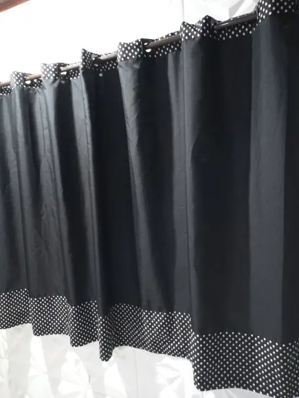 Cortina de Cozinha Black
