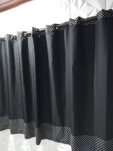 Cortina de Cozinha Black