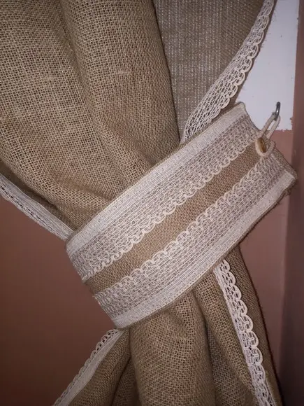Cortina Em Juta