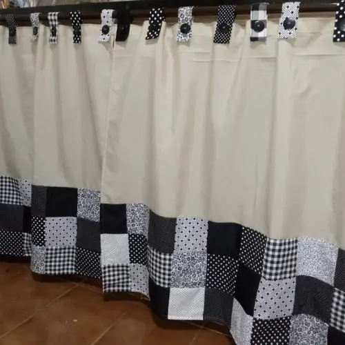 Cortina em Patchwork