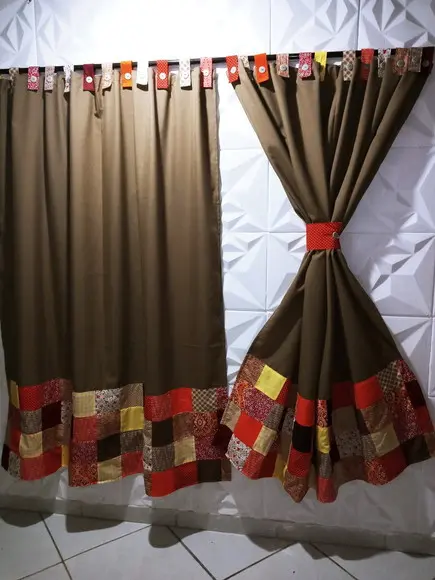 Cortina em Patchwork